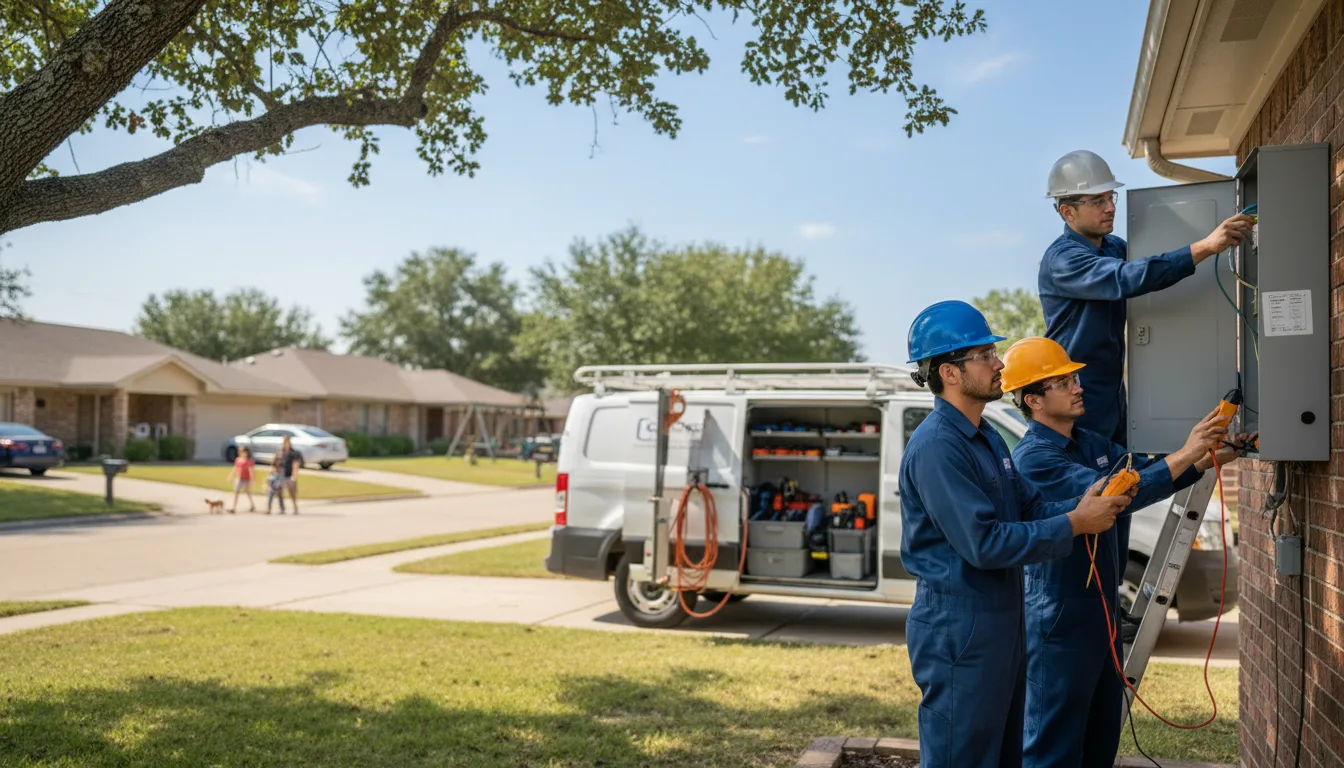 Certified electrician providing emergency electrical services in Lake Jackson, TX